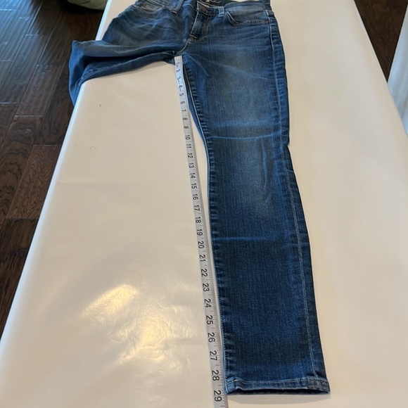 7 For All Mankind Gwenevere Mid Rise Skinny Size 25 - Picture 6 of 16